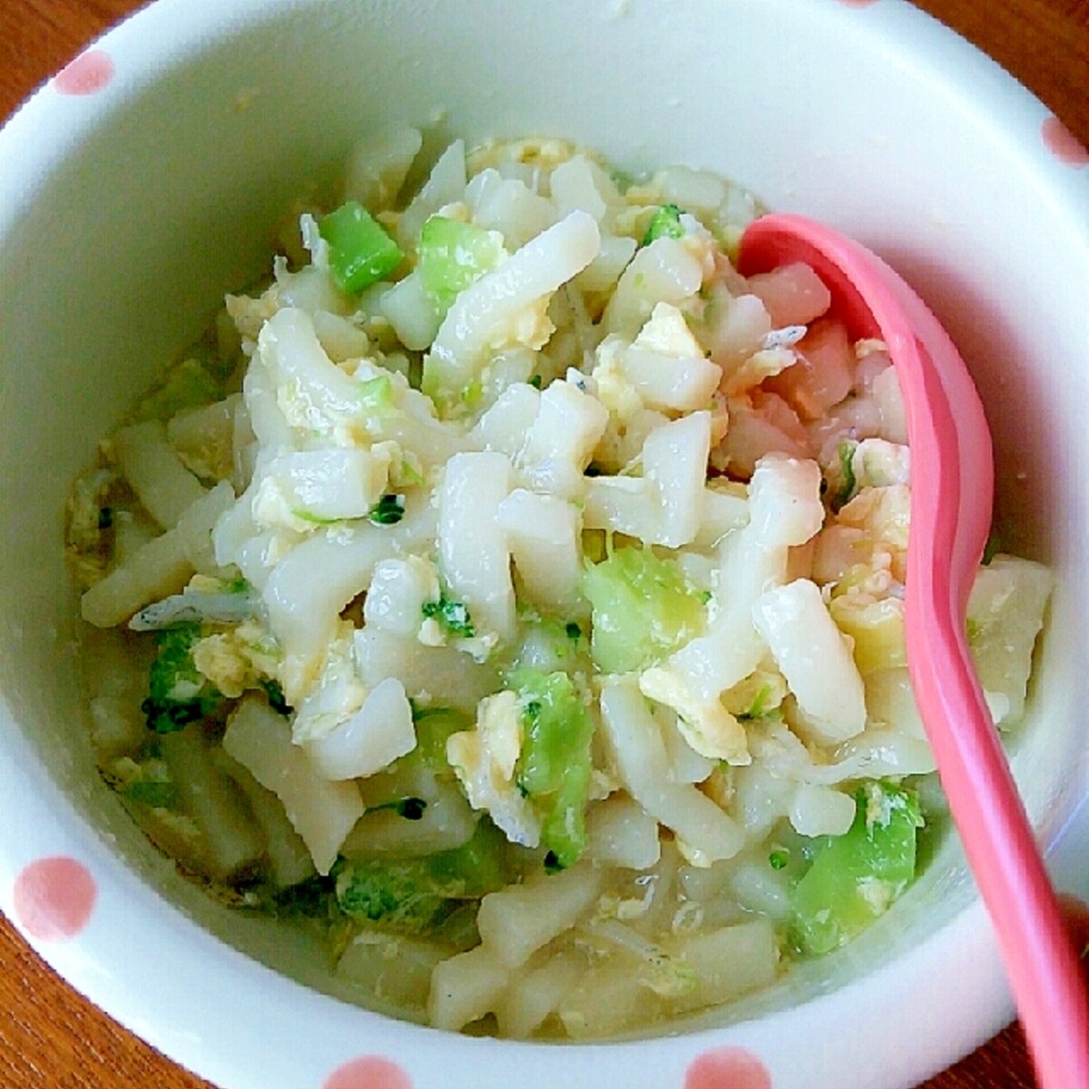 離乳食 ちりめんじゃことブロッコリーの卵とじうどん レシピ 作り方 By にゃんこすけ321 楽天レシピ 離乳食 ちりめんじゃことブロッコリーの卵とじうどん レシピ 作り方 By にゃんこすけ321 楽天レシピ